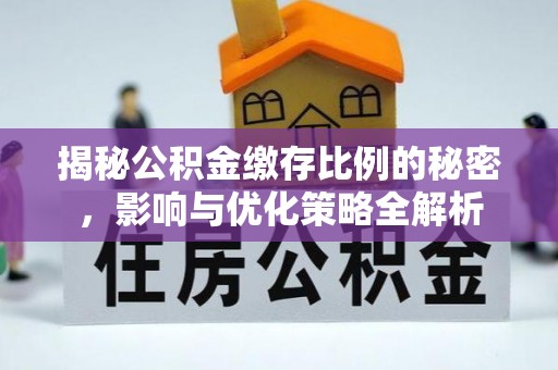 网点揭秘公积金缴存比例的秘密，影响与优化策略全解析